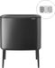 Brabantia Bo Touch Bin Prullenbak - 3 x 11 liter - Confident Grey