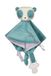 GIPSY Toys Carre Doudou Panda – serie "Bamboe" – 24 cm S/kaart – blauw – 1e leeftijd