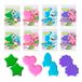 INKEE Bath Fizzer Mix 8 stuks - 8 x bubbelbad voor kinderen badbommen met amandelolie, badbruisballen 8 x 20 g met aroma - kinderbadtoevoeging