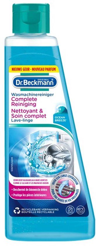 Dr. Beckmann Wasmachine Reiniger - Complete verzorging - 250ml - Ocean Breeze