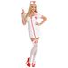 Widmann Sexy verpleegsterspakje voor dames - Verkleedkleding - Medium