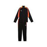 PUMA IndividualLIGA Tracksuit Jr Unisex Trainingspak - PUMA Black-Heat Fire