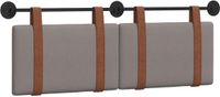 vidaXL Hangend Hoofdbord Taupe PU Antiek