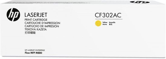 HP 827A Yellow Toner Cartridge - CF302AC