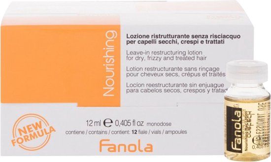 Fanola - Nourishing Leave-In Restructuring Lotion - 12 ml - Alle haartypes