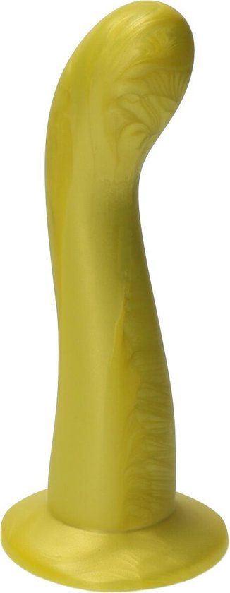 Ylva & Dite - Swan - Siliconen G-spot / Anale dildo - Made in Holland - Flash Gold