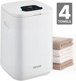VEVOR Handdoekverwarmer Emmerverwarmer 20 L met LED-display & Instellingen (Timer & Temperatuur) & Veiligheidsslot & 4 Haken, Wit