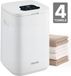VEVOR Handdoekverwarmer Emmerverwarmer 20 L met LED-display & Instellingen (Timer & Temperatuur) & Veiligheidsslot & 4 Haken, Wit