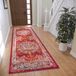 Hanse Home Maderno Oosters tapijt, loper, oosterse klassieke, dicht geweven met ornamenten, vintage look, zacht, laagpolig, voor slaapkamer, eetkamer, woonkamer, hal, rood, 80 x 240 cm