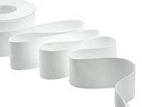 Furlanis - Dubbel satijn, lint voor decoraties, geschenkverpakkingen, gastgeschenken - natuurwit, 40 mm x 20 m