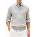 Tommy Hilfiger Classic Cotton Cable Sweater Light Grey Heather Maat: XXL