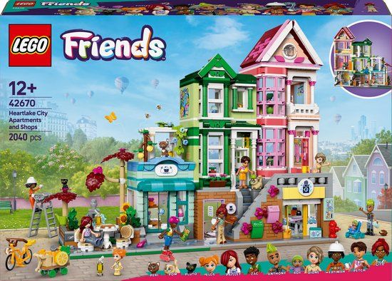 LEGO Friends Heartlake City appartementen en winkels - 42670