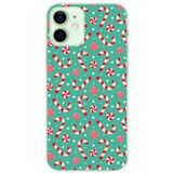 1001 coques Apple iPhone 12 Mini Siliconen hoesje candy cane