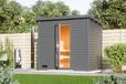 Karibu Hytti 3 Sauna d'extérieur Terragrijs