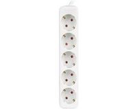 Lanberg Power Strip - 5 Sockets Schuko 1.5 m White