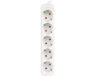 Lanberg Power Strip - 5 Sockets Schuko 1.5 m White