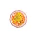 Semilac Flower Flakes Golden Sunset Nageldecoratie, gouden en oranje nageldecoratie, droogbloemen voor uv-nagellak en uv-gel nailart