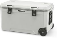 Steamy Marine 120 Roller - Grote Koelbox op Wielen - Speciaal voor op de boot - 120 Liter - Wit