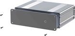 RS PRO, Schaalbehuizing, zilver, geanodiseerd aluminium, 80 x 169,8 x 53,8 mm