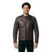 Spidi Roar, veste en cuir, couleur: Rouge Foncé/Noir, taille: 54