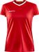 Craft Progress 2.0 Shirt Korte Mouw Dames - Rood | Maat: XXL