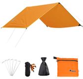 Wasserdichte Camping Tarp als Schutz gegen Regen und Sonne