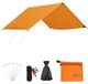 Wasserdichte Camping Tarp als Schutz gegen Regen und Sonne