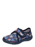 BECK Huisschoenen 'Haie' marine / donkerblauw / grijs / rood / wit