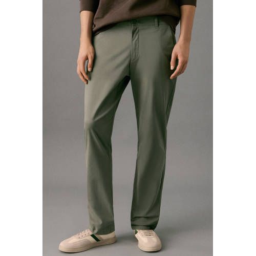 MANGO TEEN straight chino kaki