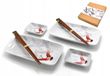 Sushi Set - 6-delige Set voor 2 Personen met Borden en Kommen