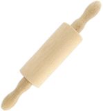 Fackelmann Kleine houten deegroller 23,5 cm