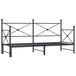 VidaXL Slaapbank met onderschuifbed zonder matras 75x190cm staal zwart
