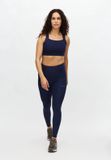 Rohnisch Roehnisch Flattering High Waist Tights - Lange Trainingslegging Dames - Donkerblauw - S