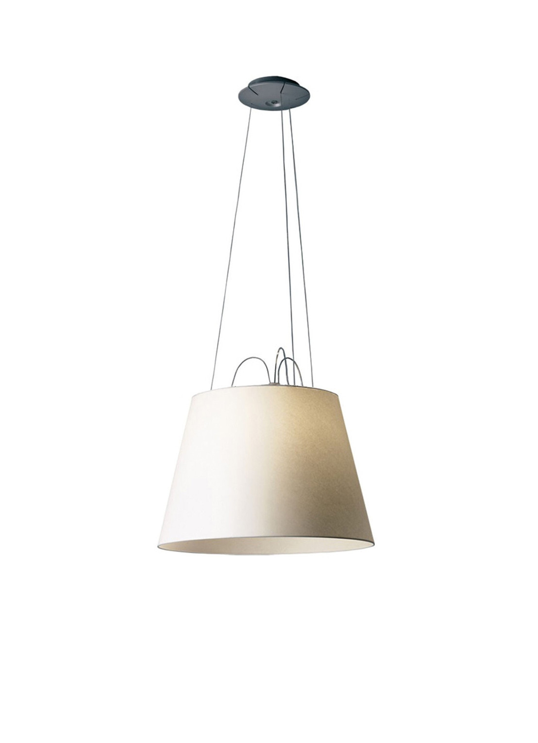 Artemide Tolomeo Mega Sospensione hanglamp armatuur aluminium