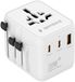 Gembird Universele Reisadapter 20 W - Wit