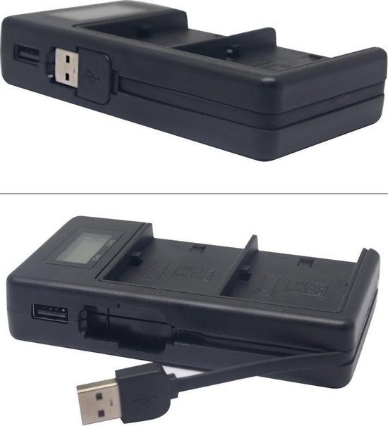 MCOPlus Duocharger USB incl. 2x LP-E6