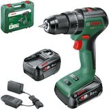 Bosch UniversalImpact 18V-60 bor-/klopboormachine, 2 x 2,0Ah accu's, oplader AL 18V-20, artikelnummer 06039D7102