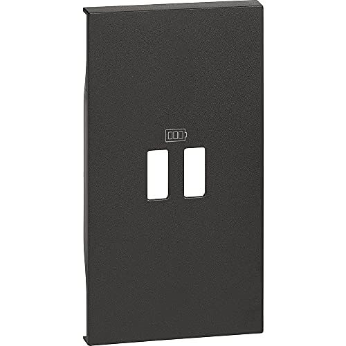 BTicino Living Now Cover USB-lader 2 m, zwart - 8005543611685