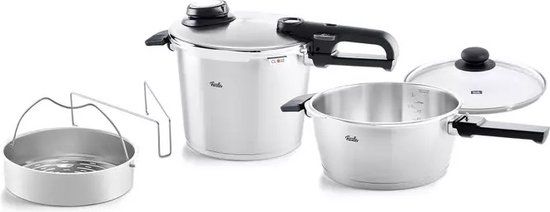 Fissler Vitavit Premium Snelkookpan Set - 3.5L & 6L - RVS - 4-delig