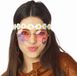 Merkloos Carnaval/festival hippie flower power hoofdband - met madeliefjes bloemen - Verkleed accessoires dames