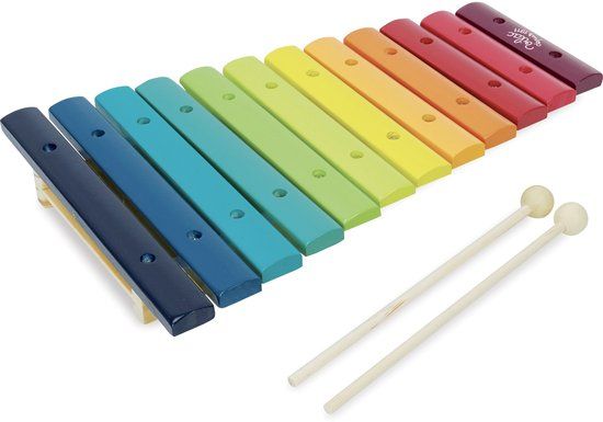 Vilac Regenboog Xylofoon Hout Meerkleurig