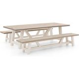Bellagio tuinmeubelen Bellagio Bresimo 260cm picknickset 3-delig