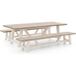 Bellagio tuinmeubelen Bellagio Bresimo 260cm picknickset 3-delig