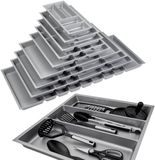 ORGA-BOX 2 Multifunctioneel inzetstuk diepte: 461 x breedte: 509 mm zilvergrijs met zeildoekstructuur voor 60 cm Nobilia-laden tot 07/2012