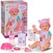 BABY BORN Emma, poupée en tissu articulée, 43 cm, avec 10 fonctions et 10 accessoires, yeux magiques, fonctionne sans piles, convient aux enfants à partir de 3 ans