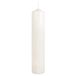 Rayher 3140396 Stompkaars, crème, rond, lengte 30 cm, diameter 6 cm, 100% paraffine, RAL-keurmerk, ronde kaars, doopkaars, communiekaars, blanco kaars voor decoratie en knutselen