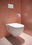 Duravit D-Code WC-bril m. Softclose afneembaar, wit