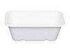 Tessera Bio Products QM1000S suikerriet injectie M/W voedselcontainer, wit, inhoud 1000 ml, lengte 18 cm, breedte 12,5 cm, hoogte 7,5 cm, 125 stuks