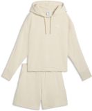 PUMA Short Hooded Relaxed Suit 5” TR Dames Trainingspak - Alpine Snow