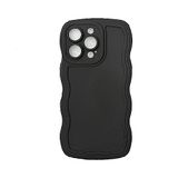 CLIPPER GUARDS Vloeibare siliconen beschermhoes compatibel met iPhone 12 Pro Max, Full Body Screen Beschermhoes voor Camera Schokbestendig, Slim Phone Case, 6,7 inch zwart